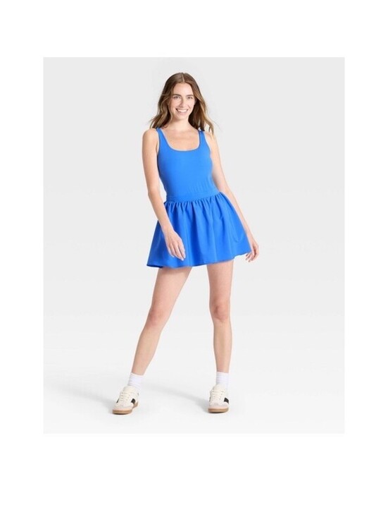 JoyLab Dresses & Skirts - Women's Game Day Active Dress - JoyLab Blue Sz L